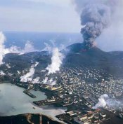 Volcanic eruption in Vestmannaeyjar -  http://www.icelandicgeographic.is/westman.html